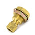 S609 by TRAMEC SLOAN - Bulkhead Fitting, Brass, 1-3/8, .25 x 1.125 Steel Nut