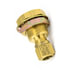 S609 by TRAMEC SLOAN - Bulkhead Fitting, Brass, 1-3/8, .25 x 1.125 Steel Nut