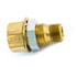 S629 by TRAMEC SLOAN - Bulkhead Fitting, Brass, 2-3/8, .375 x 1.125 Steel Nut