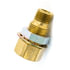 S629 by TRAMEC SLOAN - Bulkhead Fitting, Brass, 2-3/8, .375 x 1.125 Steel Nut