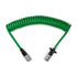 Tramec Sloan 4D015 ABS Coiled Cable Sonogrip ABS Cable - 15ft, Coiled, Standard Jacket, 12 Leads, Straight Zinc Plugs