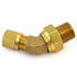Tramec Sloan 55286 Air Brake Fitting Swing-Away Swivel 45-Degree Elbow, 3/8x3/8