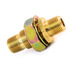 55600 by TRAMEC SLOAN - Bulkhead Fitting, Brass, 2-7/8, .55 x 1.460 Steel Nut