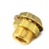 55607-BN by TRAMEC SLOAN - Bulkhead Fitting, Brass, 1-5/16, .38 x 1.25 Brass Nut