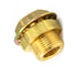 55607-BN by TRAMEC SLOAN - Bulkhead Fitting, Brass, 1-5/16, .38 x 1.25 Brass Nut