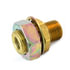 55615 by TRAMEC SLOAN - Bulkhead Fitting, Brass, 1-29/32, .55 x 1.460 Steel Nut