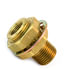 55620C by TRAMEC SLOAN - Bulkhead Fitting, Brass, 1-11/16, .38 x 1.25 Brass Nut, Carton Pack