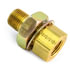 55629 by TRAMEC SLOAN - Bulkhead Fitting, Brass, 2-3/8, .55 x 1.460 Steel Nut