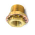 55807C by TRAMEC SLOAN - Bulkhead Fitting, Brass, 1-1/2, .28 x 1.125 Brass Nut, Carton Pack