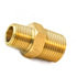 63325-2 by TRAMEC SLOAN - Brass Hex Nipples, Light Pattern, 1/8