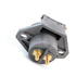 38493 by TRAMEC SLOAN - Nylon Hoizontal Dual-Pole Receptacle