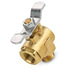 401815 by TRAMEC SLOAN - 90-Degree Ball Valve, 1/2 Female and 1/2 Male with T-Handle