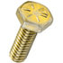 423020P by TRAMEC SLOAN - Bolt, Hex Cap Screw, 1/4 x 6 UNC, Grade 8, Yellow Zinc, Pkg 50