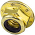 423255P by TRAMEC SLOAN - Nut, Flange Locknut, Grade 8, 1/4-20 UNC, Yellow Zinc, Pkg 50
