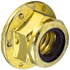 423256P by TRAMEC SLOAN - Nut, Flange Locknut, Grade 8, 5/16-18 UNC, Yellow Zinc, Pkg 50