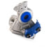 441075 by TRAMEC SLOAN - Aluminum Gladhand, 38-degree Bracket Mount, Service, Blue Poly Seal w/Filter, Cast-In Wear Plate