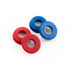 441841 by TRAMEC SLOAN - Polyurethane Gladhand Seal w/Built-In Filter, 4 Pack (2 Red, 2 Blue)