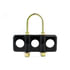 451009 by TRAMEC SLOAN - 3-Hole Air Hose Clamp, U-Bolt for 3/8 I.D. Hose and Cable