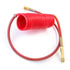 451042NR by TRAMEC SLOAN - Coiled Air with Brass Handle, 15' with 40 Lead, Red