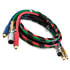 451182 by TRAMEC SLOAN - 3-in-1 Wrap with Red & Blue Hose, 20', SureGrip Handle, ABS Green Jacket & Zinc Plugs