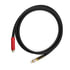 455144R by TRAMEC SLOAN - 3/8 Black Hose, 12', Red SureGrip