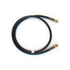 460108 by TRAMEC SLOAN - Hose Assembly, 3/8 x 108, 1/2 Fixed x 1/2 Fixed, Black, With Spring Guards