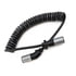 47115 by TRAMEC SLOAN - Sonogrip Cable - 15ft, Coiled, Black Jacket, 12 Leads, Straight/Angled Zinc Plugs, 1/12-6/14 GA Wire