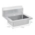 670455 by GLOBAL INDUSTRIAL - Global Industrial&#153; Stainless Steel Wall Mount Hand Sink W/Strainer, 14"x10"x5" Deep