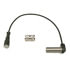 4805-0051 by WHEELER FIT - SENSOR,ABS / 15-3/4" LENGTH / 90 DEGREE SENSOR / 2-PIN DIN FEMALE BARREL CONNECTOR