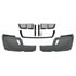 1502-0012 by WHEELER FIT - Bumper - Front, Gray, Black Trim, without Fog Light Holes and Lower Deflector