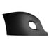 1503-0018 by WHEELER FIT - CAP,BUMPER END (GRAY) WITH FOG LIGHT CUTOUTS - RIGHT