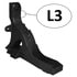 1505-0009 by WHEELER FIT - HINGE,LOWER PANEL (TOP) - LEFT (2 PIECE DESIGN) - MARKED WITH L3
