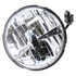 5201-0017 by WHEELER FIT - Headlight Assembly - 7 in. dia., Round, LED, Clear Lens, Sealed Beam