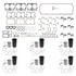 PAI 855015-006 Engine Rebuild Kit Premium Engine Rebuild Kit for Cummins 855 Series Engine Application