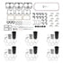 PAI 855015-001 Engine Rebuild Kit Premium Engine Rebuild Kit for Cummins 855 Series Engine Application