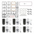 PAI 855050-086 Engine Rebuild Kit DUAL-NI Engine Rebuild Kit for Cummins 855 Series Engine Application