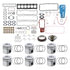 ISB631-076 by PAI - Engine Overhaul Rebuild Kit for Cummins ISB / QSB 6-Cylinder Series Engine