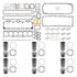 PAI L10123-033 Engine Rebuild Kit Engine In-Frame Rebuild Kit for Cummins L10 Engine Application