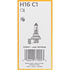 H16C1 by PHILLIPS INDUSTRIES - Headlight Bulb - 12V, 19 Watts, Standard, Clear, Halogen