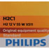 H2C1 by PHILLIPS INDUSTRIES - Fog Light Bulb - 12V, 55 Watts, Standard, Clear, Halogen