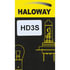 HD3S by PHILLIPS INDUSTRIES - Headlight Bulb - 42V, 35 Watts, Clear, HID