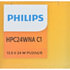 HPC24WNAC1 by PHILLIPS INDUSTRIES - Turn Signal Light Bulb - 13.5V, 24 Watts, Amber, Twist Type