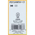 PSY24WSVC1 by PHILLIPS INDUSTRIES - Turn Signal Light Bulb - 12V, 24 Watts, Silver Coated Amber, Push Type