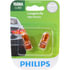 168NALLB2 by PHILLIPS INDUSTRIES - LongerLife Turn Signal Light Bulb - 12V, 4.9 Watts, Amber, Push Type