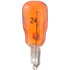 24NAB2 by PHILLIPS INDUSTRIES - Turn Signal Light Bulb - 14V, 3.36 Watts, Standard, Amber, Push Type