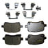 CX1160 by MONROE - Total Solution Ceramic Brake Pads