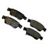 CX1287 by MONROE - Total Solution Ceramic Brake Pads