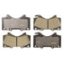 CX1303 by MONROE - Total Solution Ceramic Brake Pads