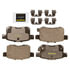 Monroe CX1336 Disc Brake Pad Set Monroe Brakes Total Solution Ceramic Brake Pads