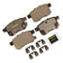 Monroe CX1336 Disc Brake Pad Set Monroe Brakes Total Solution Ceramic Brake Pads